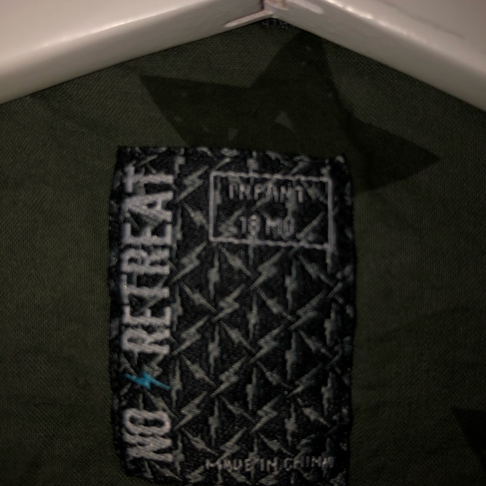 18 month hunter green field jacket, runs big - Picture 2 of 2